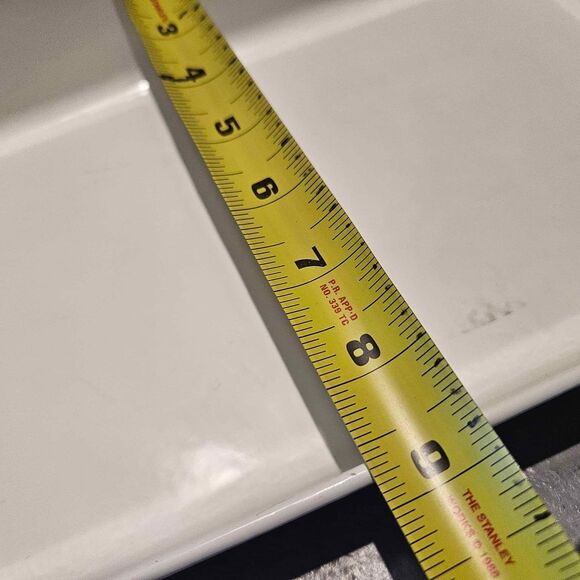 White Copco Denmark Enamel and Cast Iron Lasagna Pan 9x14 - Picture 4 of 7